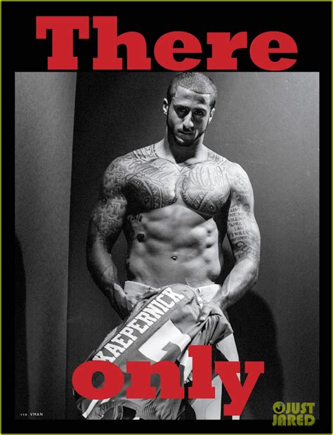 NFL Player Colin Kaepernick Bares Amazing Abs For V Man Photo