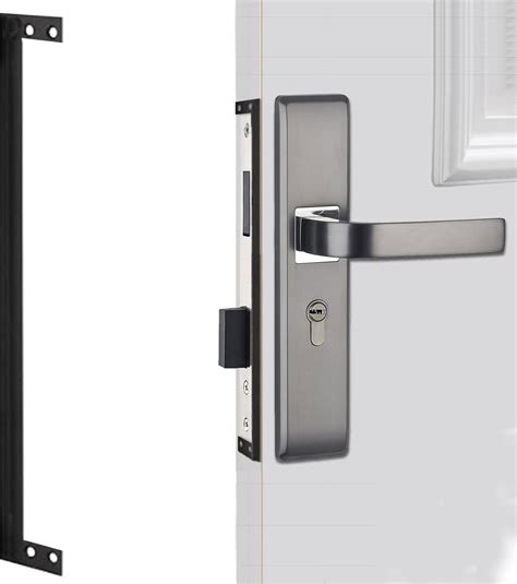 Invisible Door Latch Guard Plate,Outswing Door Security Protector, Door