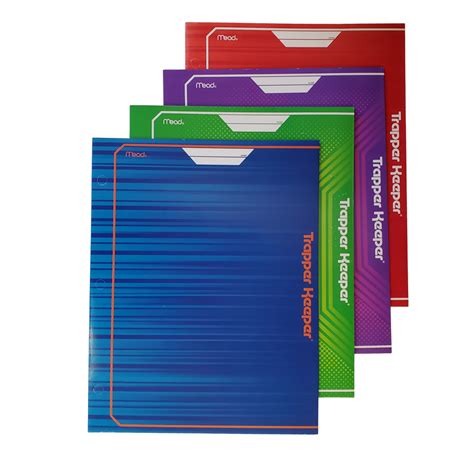 Mead Trapper Keeper 2 Pocket Folder Assorted Colors 33088 Ramrock