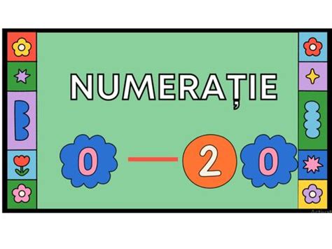 Book Creator Numerele naturale în concentrul 0 20
