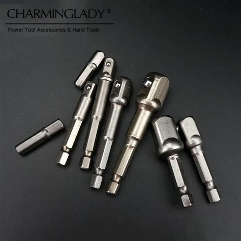 Charminglady Pcs Hex Shank Crv Chrome Vanadium Steel Square Drive