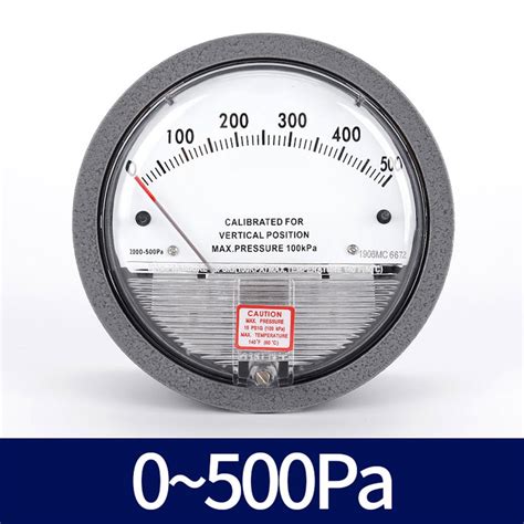 Qiya Differential Pressure Gauge Barometer Analog Micro Manometer