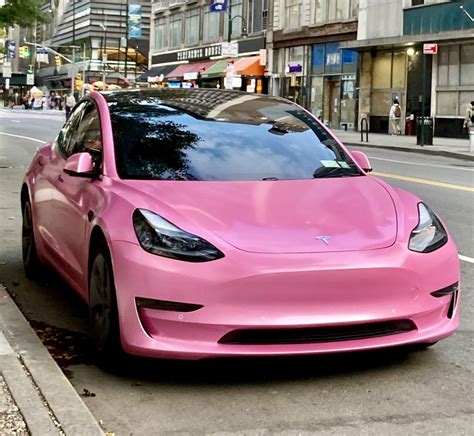 Pink Thing of The Day: Pink Tesla! | The Worley Gig