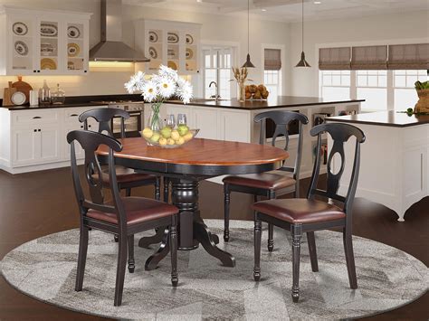 Buy EAST WEST FURNITURE 5 Pc Dining Room Set For 4 Oval Dining Table