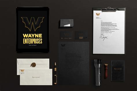 Wayne Enterprise Rebranding And Reactive Logo Behance