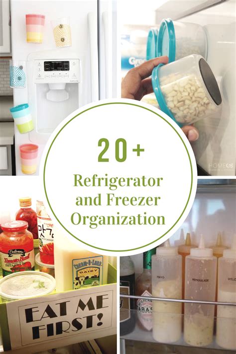 Refrigerator and Freezer Organization Ideas - The Idea Room