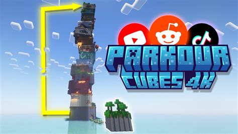 4К Minecraft Parkour Gameplay CUBES No Copyright YouTube