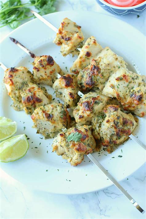 Murgh Malai Tikka Step By Step Indian Murgh Malai Tikka Chicken Tikka