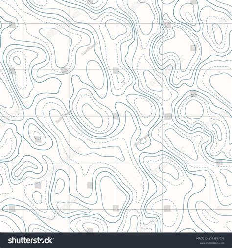 Topographic Map Background Topo Curves Seamless Stock Vector Royalty Free 2273197055