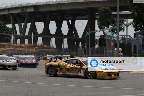 Paul Wong Hkg At Ferrari Challenge Asia Pacific Marina Bay Street