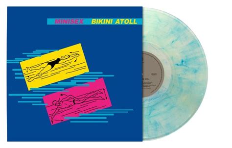 Minisex Bikini Atoll Limited Numbered Edition Transparent Blue Marble Vinyl LP Jpc De