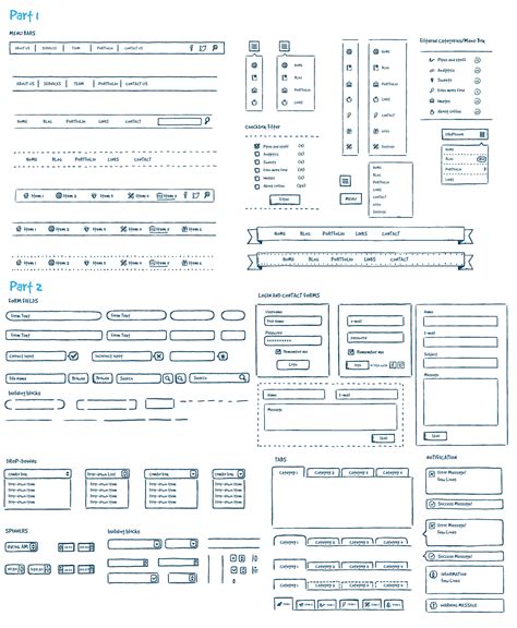 Jolly Ui — Vector Hand Drawn Ui Kit By Hand Drawn Goods