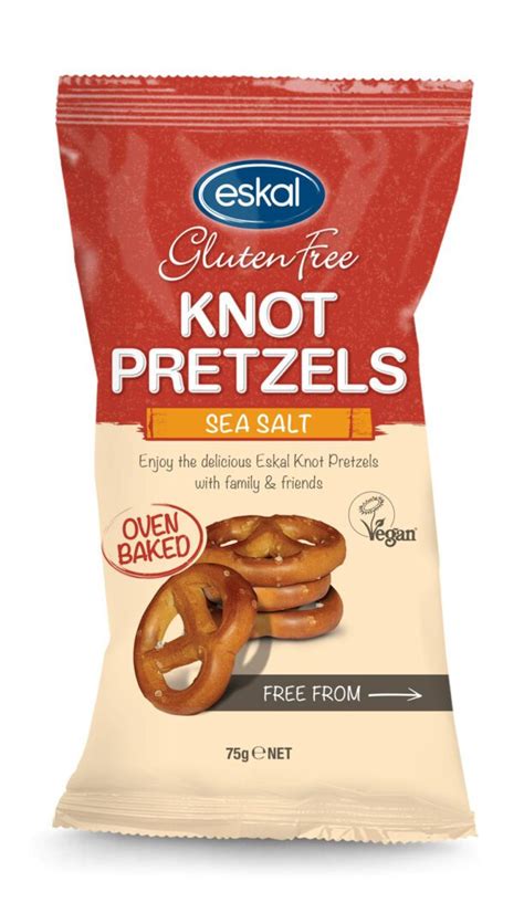 ESKAL GLUTEN FREE KNOT PRETZELS SEA SALT Drumstick