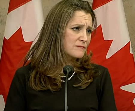 Deputy Prime Minister Chrystia Freeland Is On The Wef Board Of Trustees