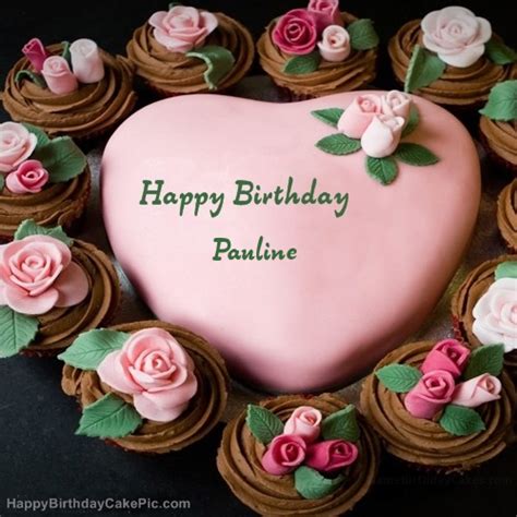 Pink Birthday Cake For Pauline