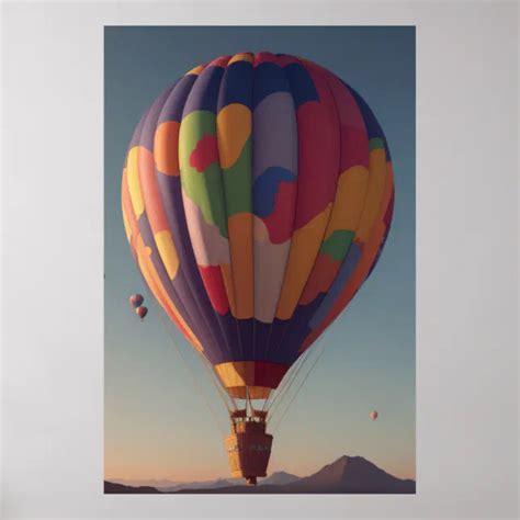 Hot Air Balloons Poster Zazzle