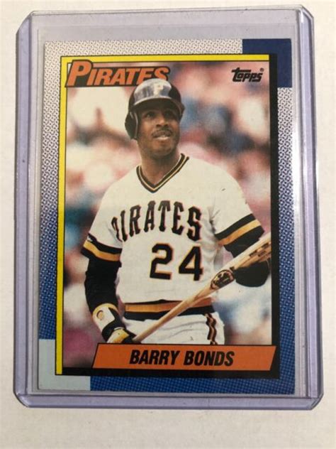 1988 1990 Topps Barry Bonds Pittsburgh Pirates 450 220 Baseball Cards