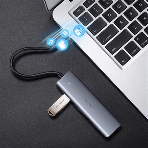 Bộ Chia USB type C ra 4 Cổng USB 3 0 Chính Hãng Ugreen 70336 CM219