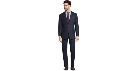 Navy Wool & Cashmere Suit - Oliver Wicks