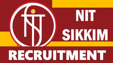 Nit Sikkim Recruitment 2023 Monthly Salary Upto 40000 Check Posts