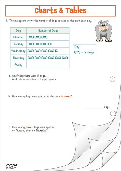 Year 3 Charts And Tables — Maths Assessment Year 3 Cgp Plus