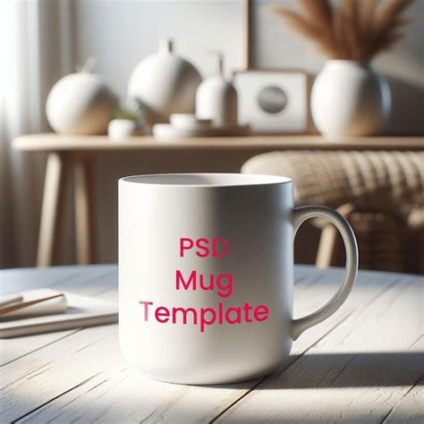 Premium Psd Psd Mug Mockup Template Design