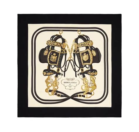 Brand New Hermes Classic Bride De Gala Silk Scarf Cm Full Set