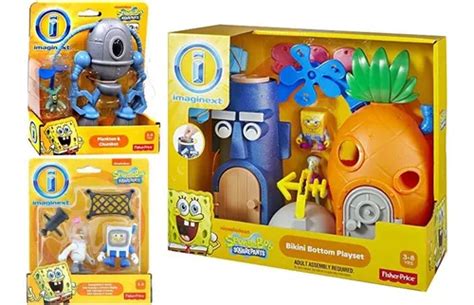 Imaginext Bob Esponja Fondo De Bikini Arenita Placton Envío gratis