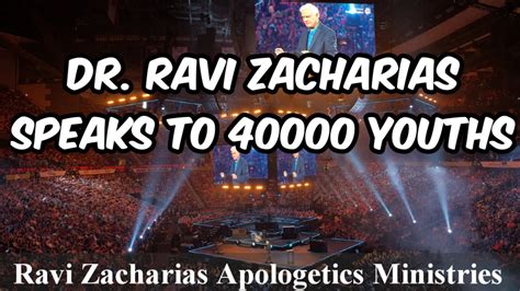 Why Jesus Is The Answer Dr Ravi Zacharias Speak To K Youths