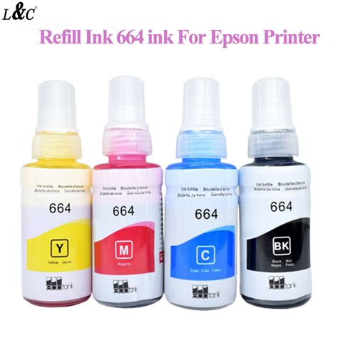 L C Ink Set Set Dye Ink For Epson Inkjet Printer L L L