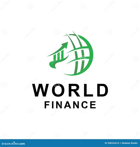 World Finance Logo Design Template.International Finance Logo Design