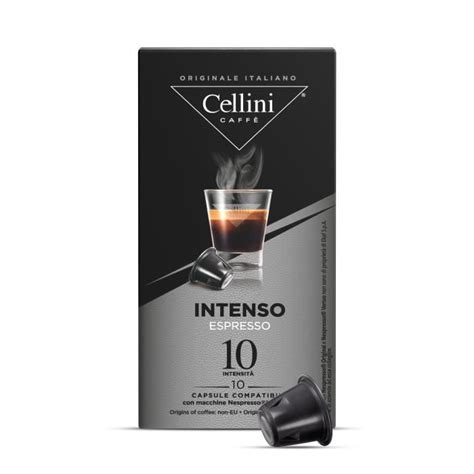 Cellini Capsules De Caf Compatibles Nespresso M Lange Intenso