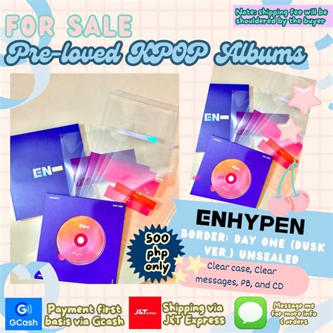 Enhypen Border Day One Dusk Ver Unsealed On Carousell