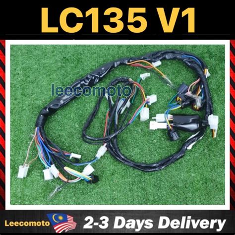 Yamaha LC135 V1 Harness Wiring Wayering Body Wiring Complete Set Wire