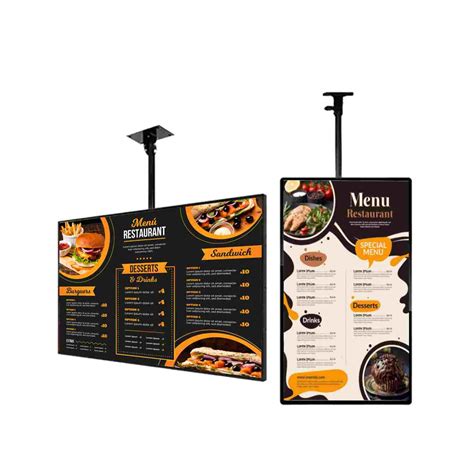 32inch Indoor Restaurant Digital Menu Board Fshd320 E Fengshi