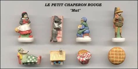 Serie Complete De Feves Le Petit Chaperon Rouge Mat F Ves De