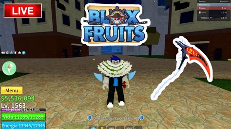 Live Blox Fruits Em Busca Da Foice Sagrada Ao Vivo Youtube