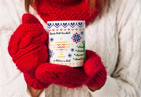 winter season mug on Behance