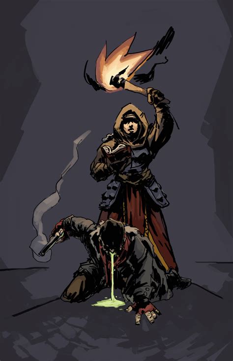 Darkest Dungeon Games Game Art Vestal Highwayman DD