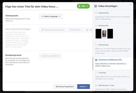 Anleitung Untertitel F R Videos Halb Automatisch Auf Facebook