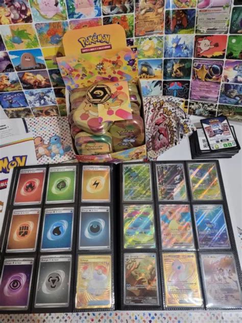 POKEMON 151 SET COMPLET Reverse Holo Co unco Rares 10 Secrètes 10 Tins