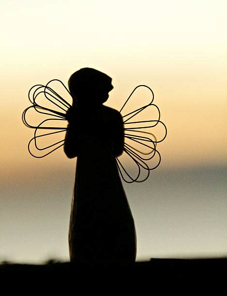 Archangel Gabriel Silhouette Stock Photos Pictures And Royalty Free