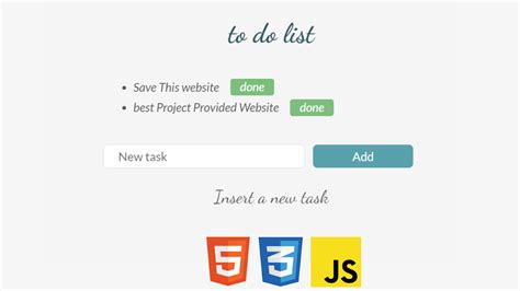 To-do List Template Using HTML, CSS and JavaScript