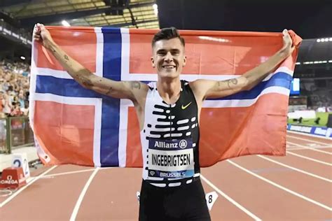 Le Norvégien Jakob Ingebrigtsen bat le record du 2000 m à Bruxelles