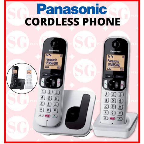 Panasonic KX TGC212 Twin Cordless Phone Shopee Singapore