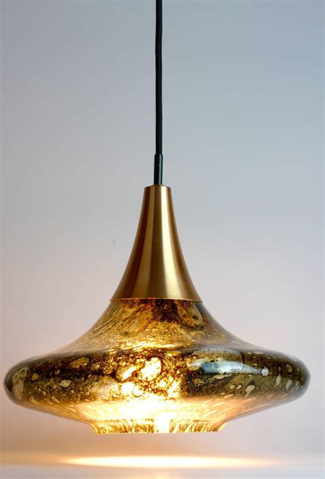 Rare German Mid Century Green Murano Glass Pendant Light By Doria Circa 1970 For Sale At 1stdibs