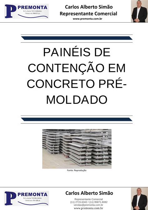 Pdf Pain Is De Conten O Em Concreto Pr Moldado Dokumen Tips