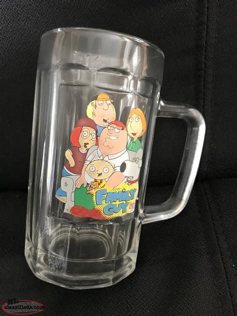 Unused spongebob mug + Family Guy beer glass + stewie figure - Mount Pearl, Newfoundland ...