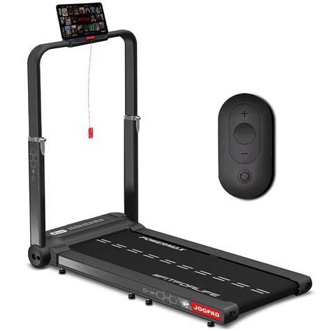 Buy PowerMax Fitness JOGPAD 4HP Peak Motorized Foldable Treadmill For