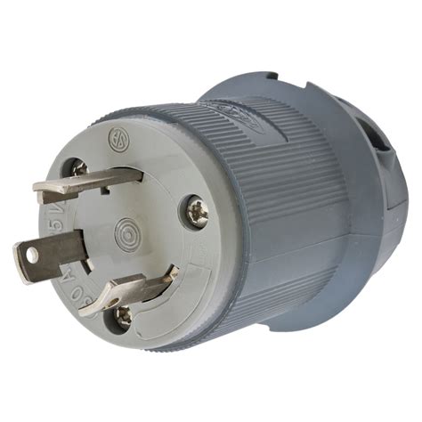 Locking Devices Twist Lock Industrial Male Plug 30A 125V 2 Pole 3